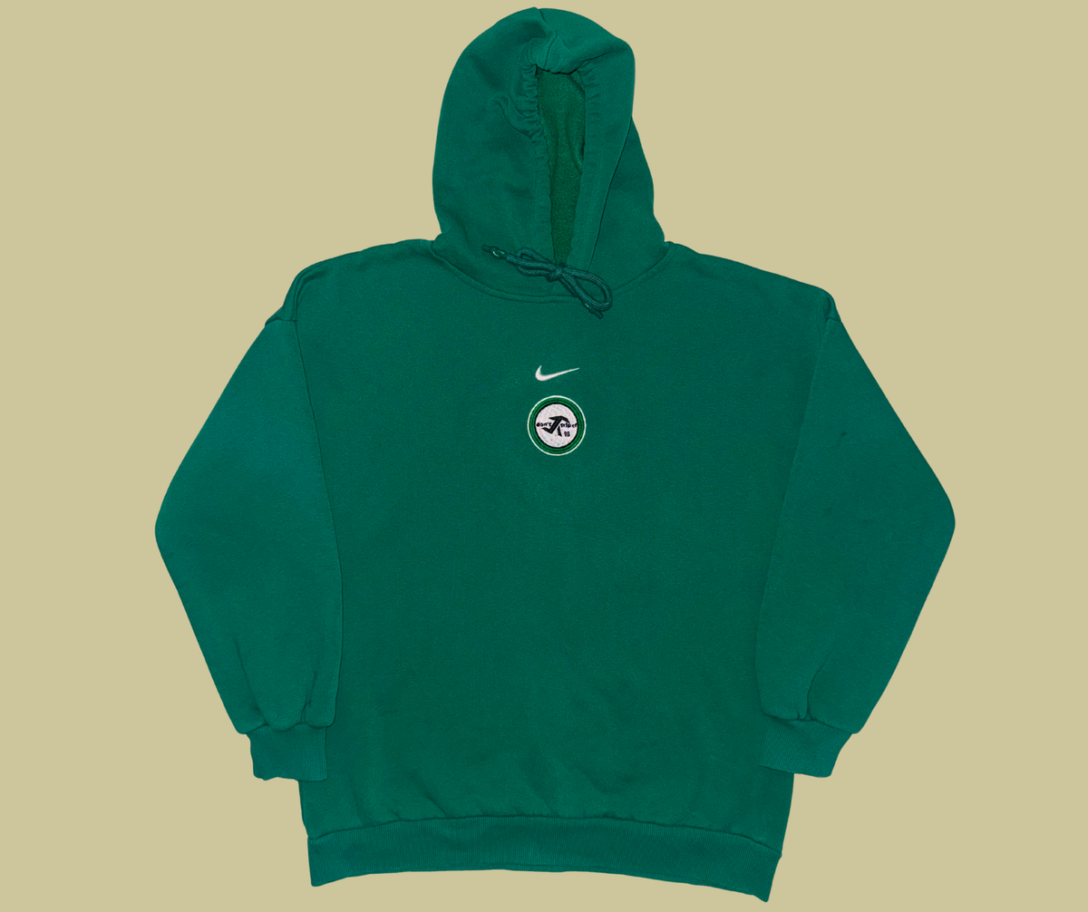 dark green nike hoodie vintage