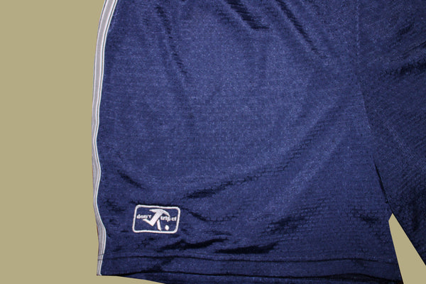 retro rework - navy blue mesh shorts (extra large) 1 of 1