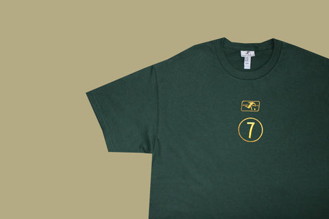 matildas world cup throwback tee (choose your own player) - green/gold