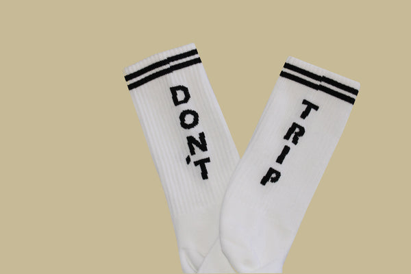 don't trip reverse high socks