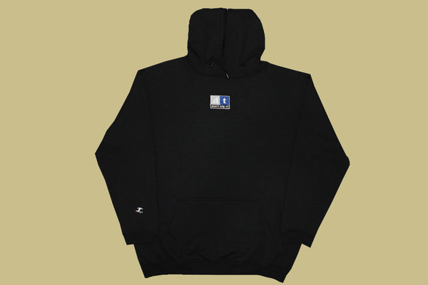 d+ fleece hoodie - black