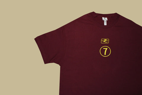world cup collection - portugal, maroon tee