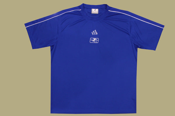 pre-season range, athletic tee (centred logo) - blue