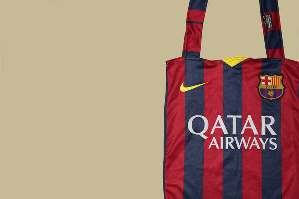 reworked barcelona tote bag