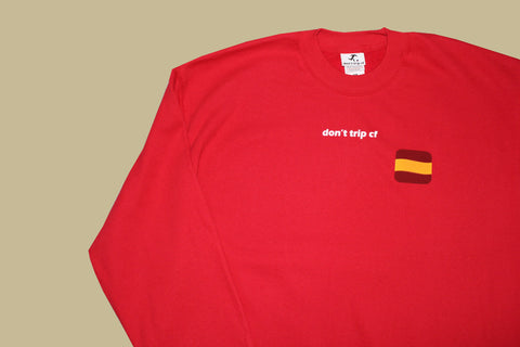 euro collection - red spain crewneck