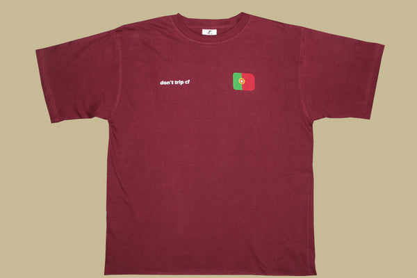 euro collection - maroon portugal tee