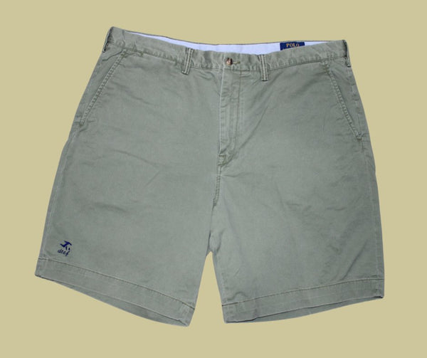 retro rework - olive green shorts (large) 1 of 1