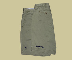 retro rework - olive green shorts (large) 1 of 1