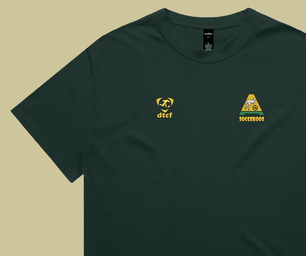 world cup capsule - socceroos pine green tee