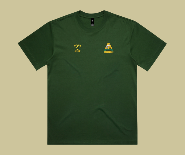 world cup capsule - socceroos bottle green tee