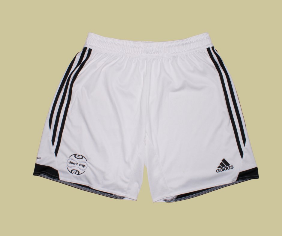 retro rework - white athletic shorts (large) 1 of 1
