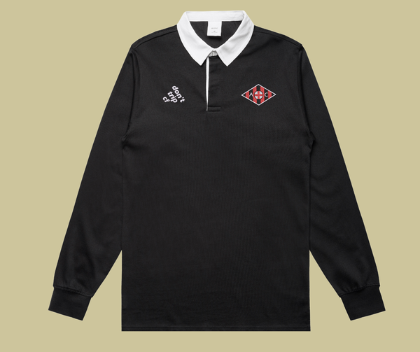 calcio collection - milan long sleeve polo