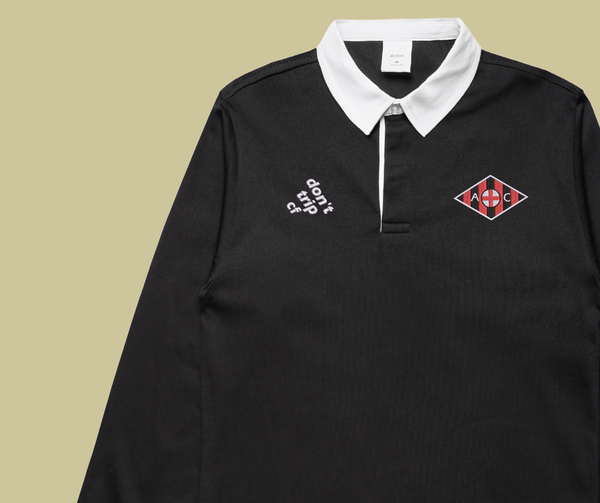 calcio collection - milan long sleeve polo