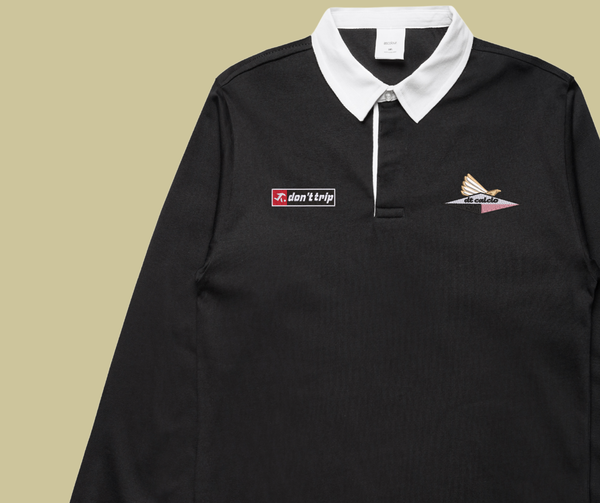 calcio collection - palermo long sleeve polo
