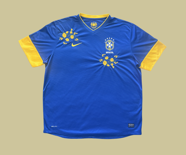 brazil 2012-13 away kit - 1 of 1 floral rework