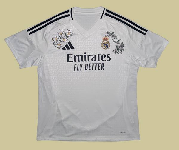 real madrid 2024/25 home kit - 1 of 1 floral rework