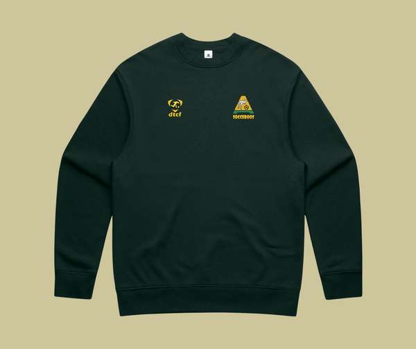 world cup capsule - socceroos green crewneck