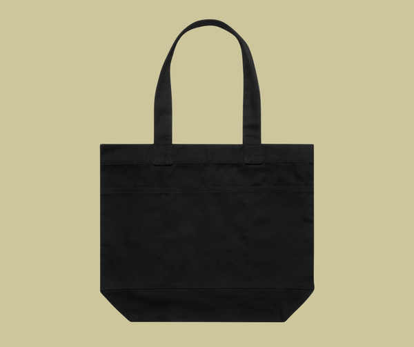 matildas pocket tote bag - black