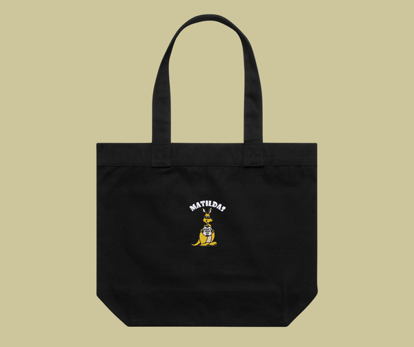 matildas pocket tote bag - black
