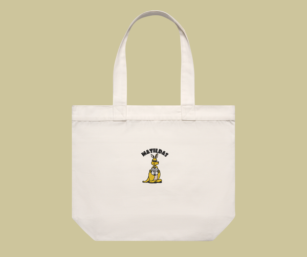 matildas pocket tote bag - cream