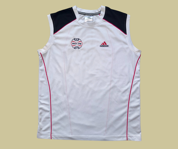 1/1 retro rework - white training top (medium)