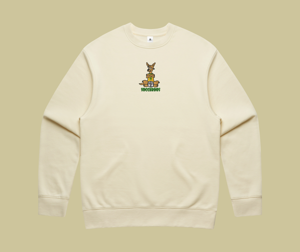 world cup capsule - socceroo mascot cream crewneck
