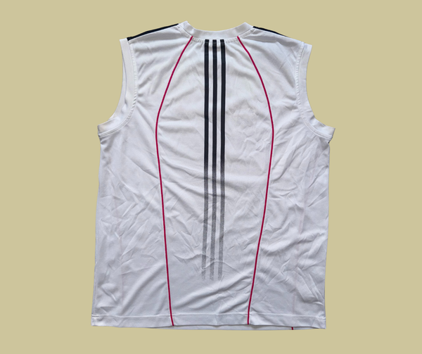 1/1 retro rework - white training top (medium)