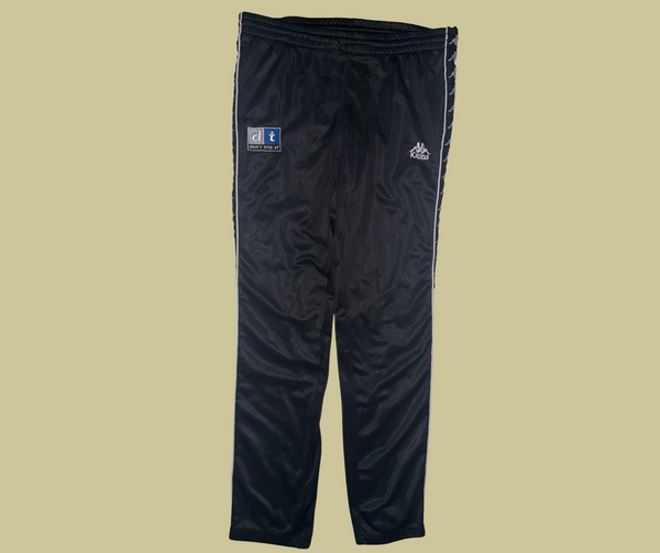 retro rework - black snap track-pants (medium) 1 of 1
