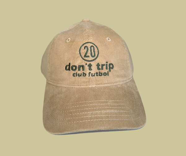 matildas throwback corduroy cap (custom number) - beige
