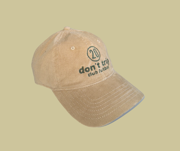 matildas throwback corduroy cap (custom number) - beige