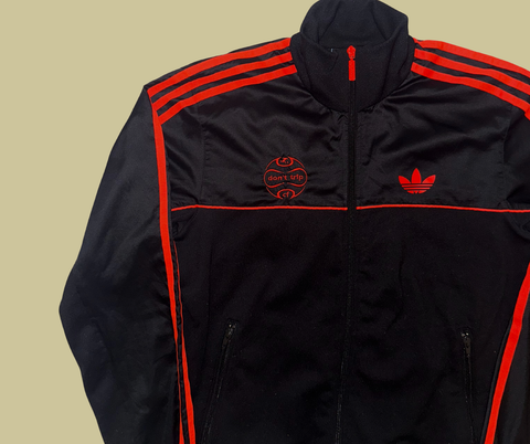 retro rework - black/neon red jacket (medium) 1 of 1
