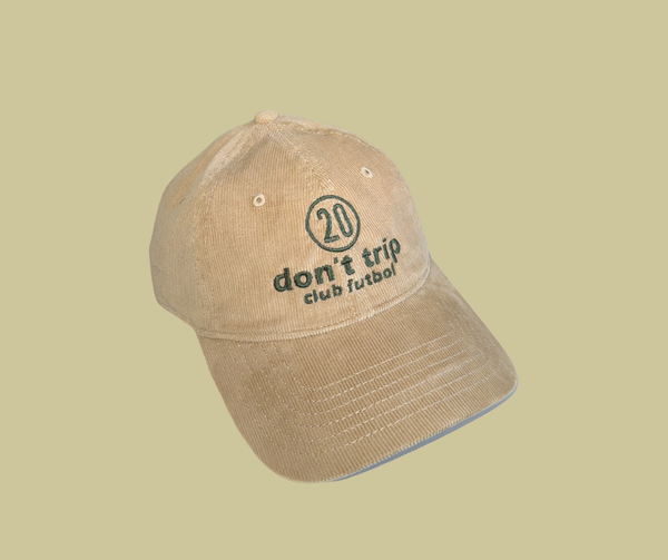 matildas throwback corduroy cap (custom number) - beige