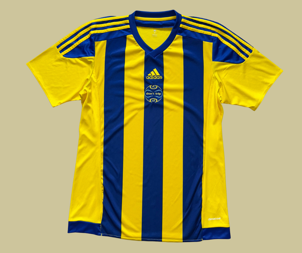 1/1 retro rework - yellow/blue training shirt (medium)