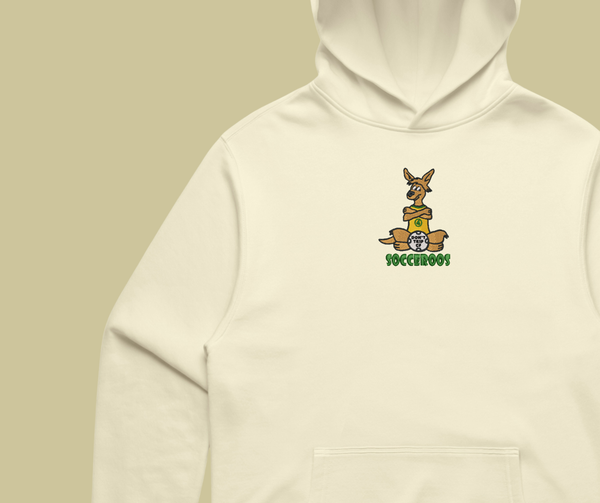 world cup capsule - socceroos cream hoodie