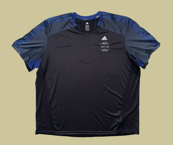 1/1 retro rework - black training shirt (xxl)