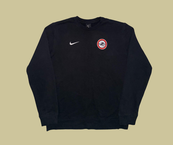retro rework - black crewneck (large) 1 of 1
