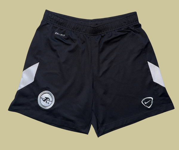 1/1 retro rework - black training shorts (small)
