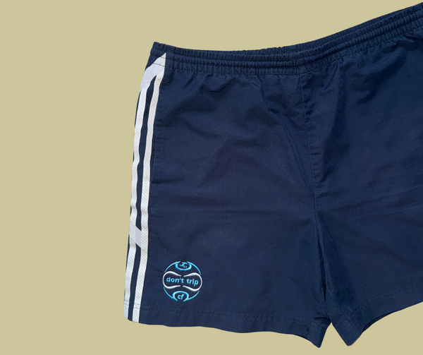 1/1 retro rework - navy training shorts (medium)