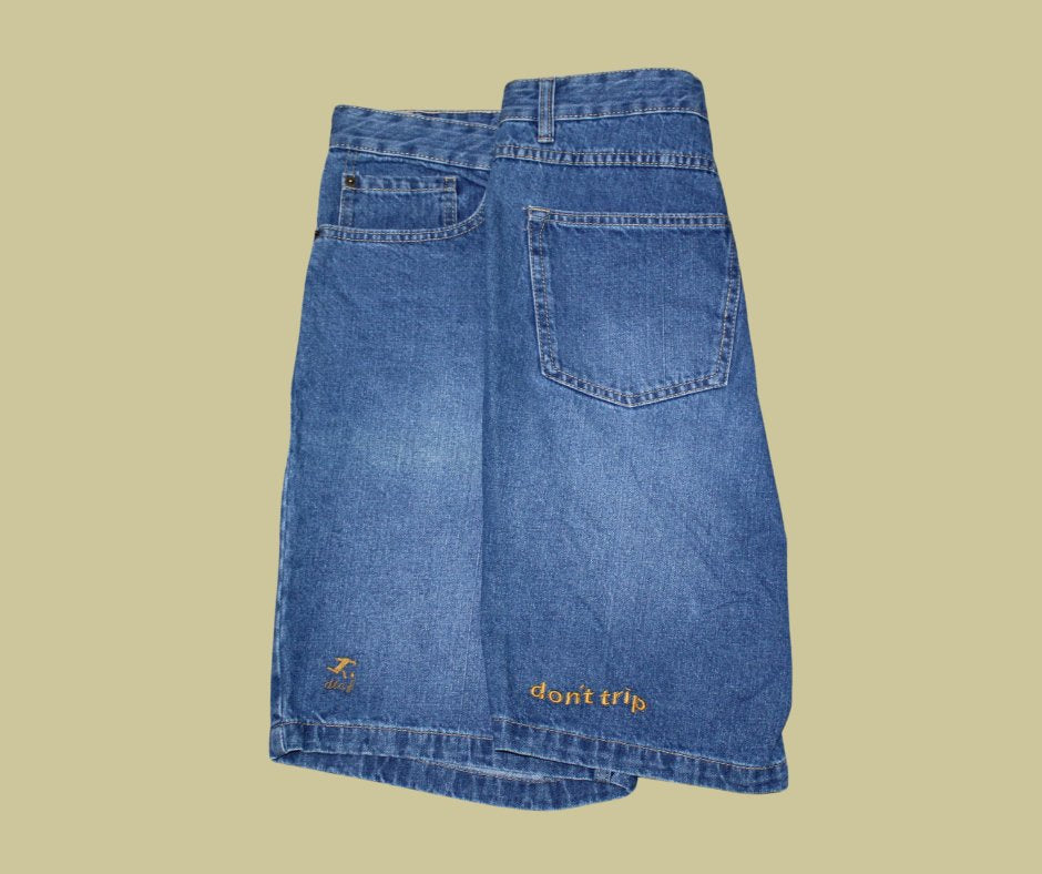 retro rework - denim shorts (large) 1 of 1
