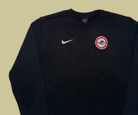 retro rework - black crewneck (large) 1 of 1