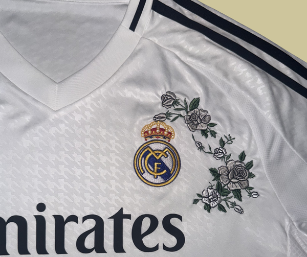 real madrid 2024/25 home kit - 1 of 1 floral rework