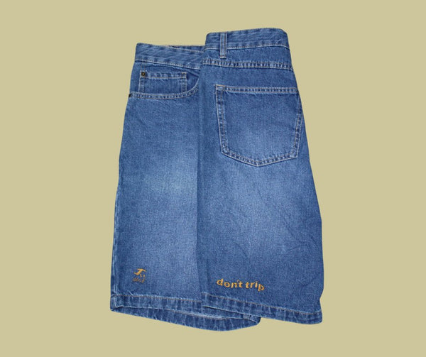 retro rework - denim shorts (large) 1 of 1