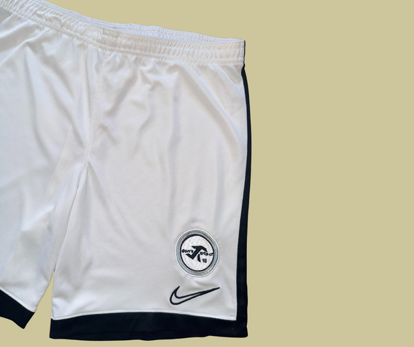 1/1 retro rework - white training shorts (medium)