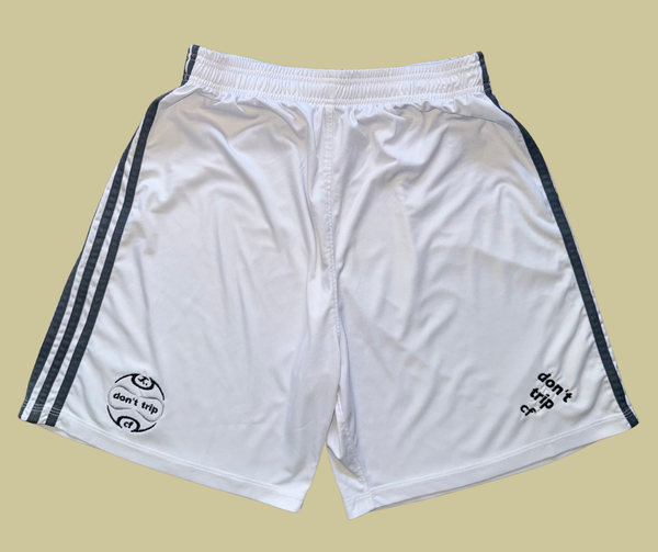 1/1 retro rework - white training shorts (large)