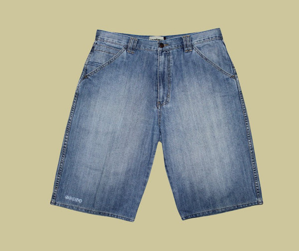 retro rework - denim shorts (large) 1 of 1