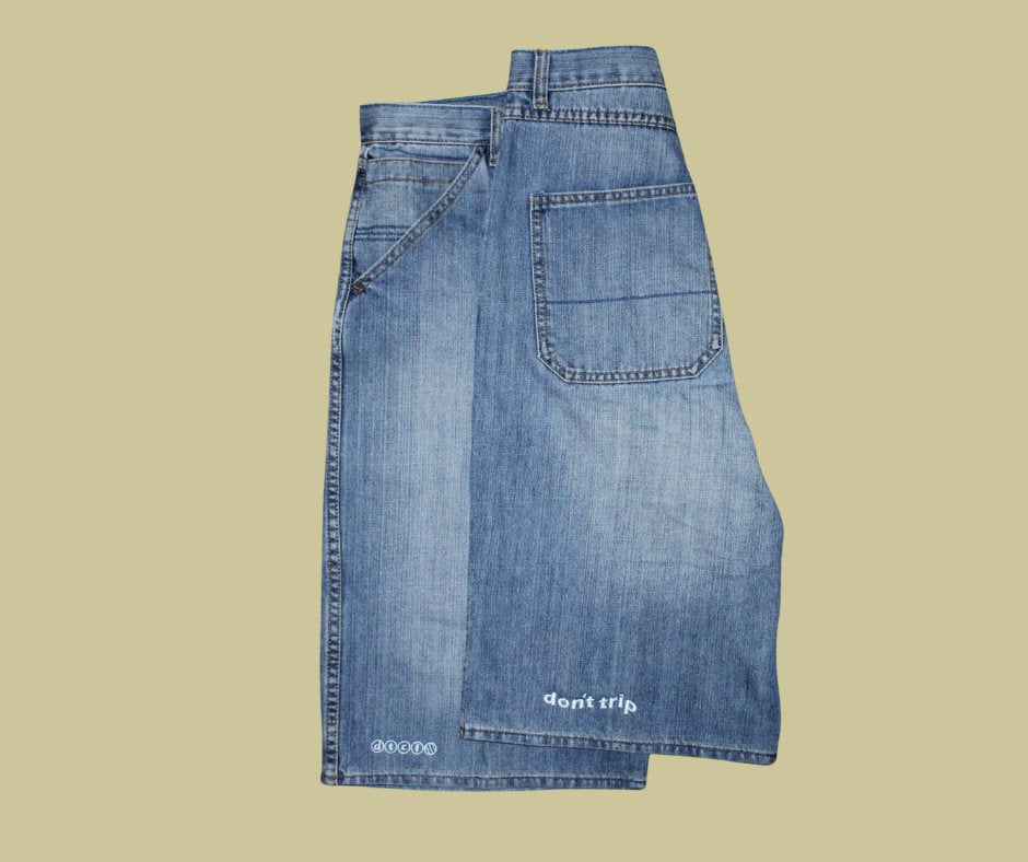 retro rework - denim shorts (large) 1 of 1