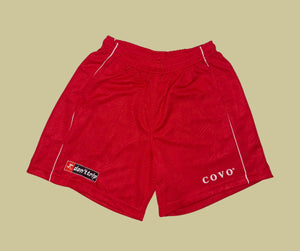calcio rossoneri shorts - red/white