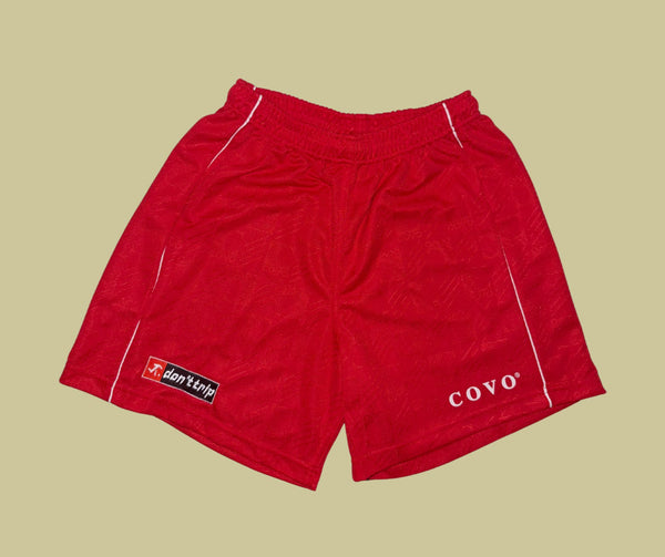 calcio rossoneri shorts - red/white