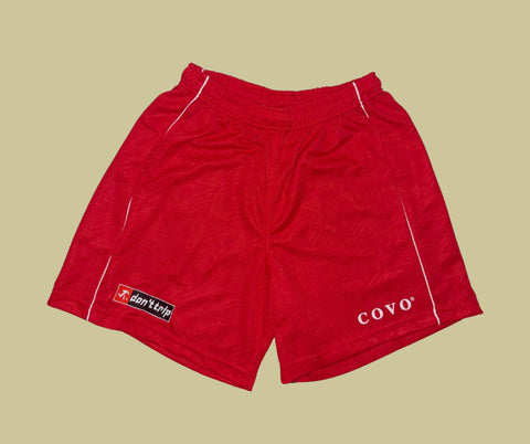 calcio rossoneri shorts - red/white