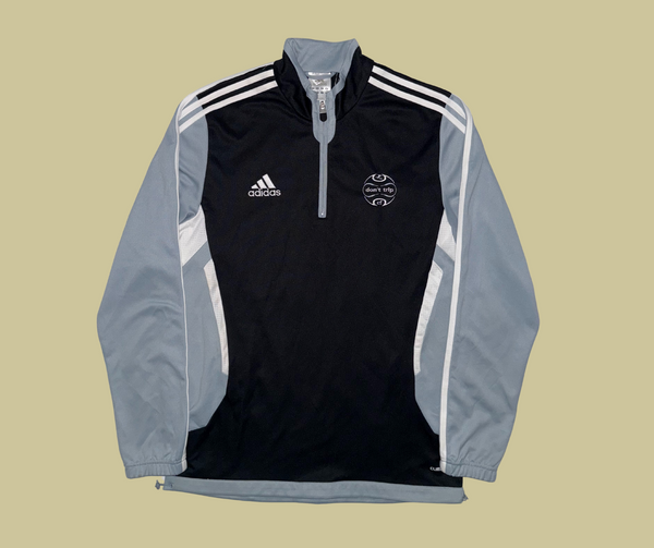 retro rework - black quarter zip (medium) 1 of 1